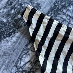 J Crew stripe bikini bottoms